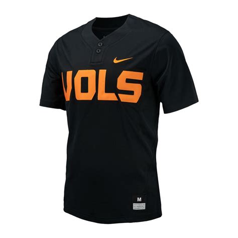 men's nike black tennessee volunteers replica baseball jersey|black tennessee volunteers jersey.